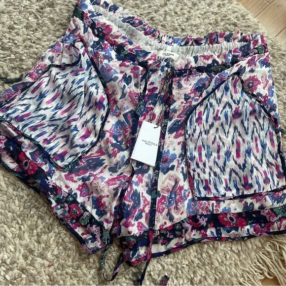ISABEL MARANT ETOILE graphic pattern shorts - Picture 1 of 3